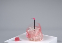 The Before Part of What I Do #24, mixed media object, 12” x 12” x 12”