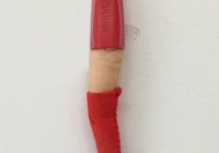 What Lies Beneath: Same drawer? #17, mixed media object, 1”x6 ½”x1/2”