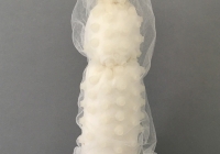 Are you Saying Yes to the Dress? #2, mixed media object, 13” x 4” x 4”