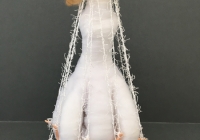 Are you Saying Yes to the Dress? #5, toys, fabric, acrylic, 14” x 7” x 7”