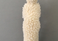 Are you saying yes to the dress? #8 , mixed media object, 13” x 4” x 4”